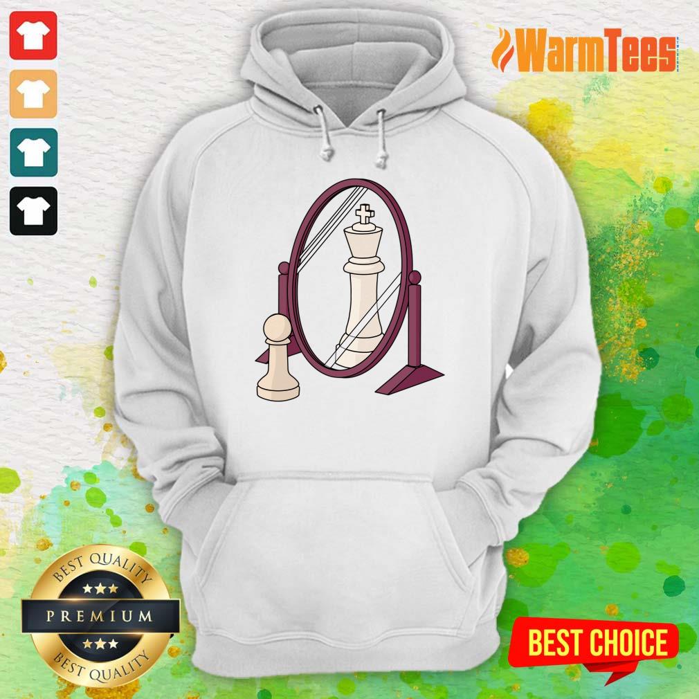Chess Pawn Reflected As King Shirt