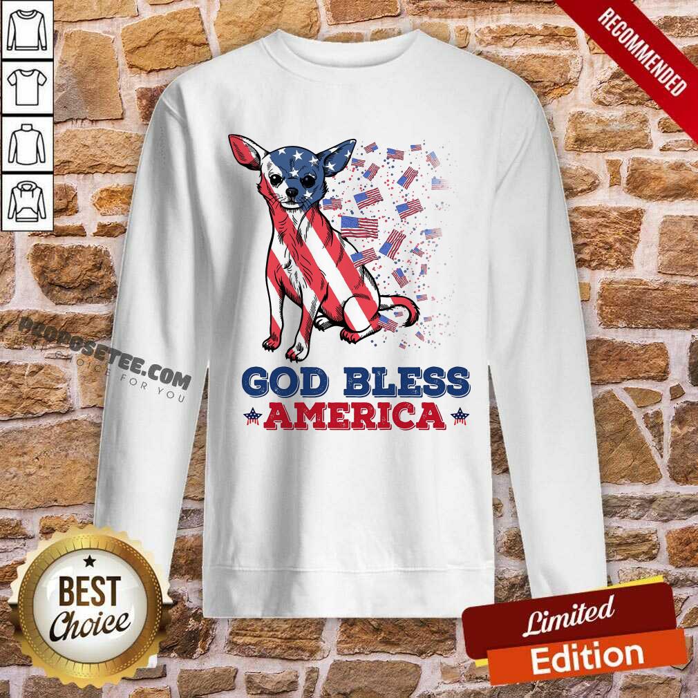 Chihuahua God Bless America Shirt