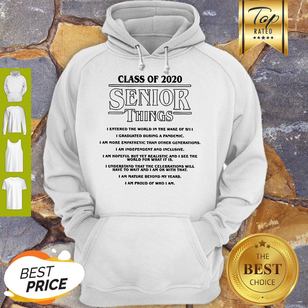 Class Of 2020 Senior Things Stranger Things Coronavirus Shirt