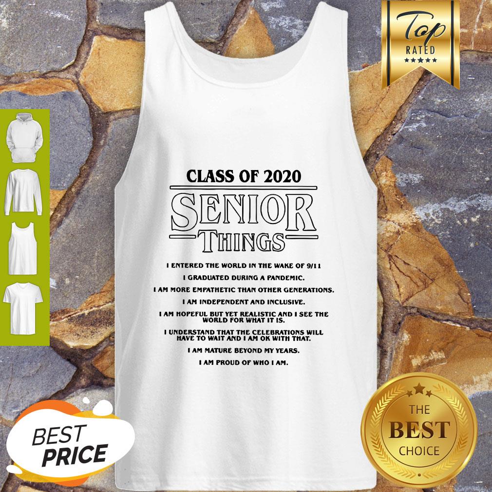 Class Of 2020 Senior Things Stranger Things Coronavirus Shirt