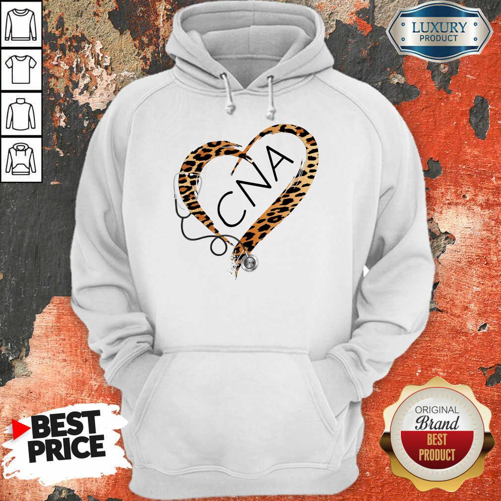 CNA Cheetah Print Heart Frame Shirt