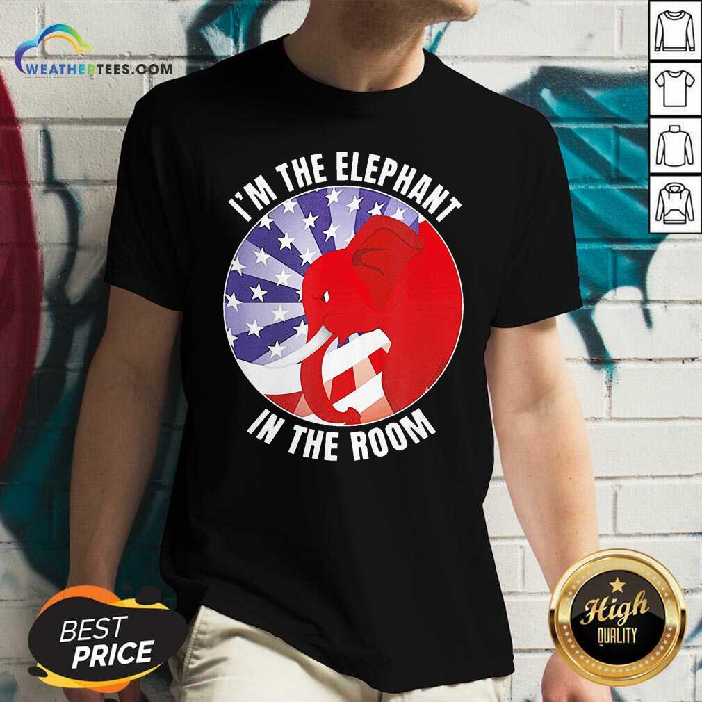 Colorful I’m The Elephant In The Room Republican Conservative Shirt