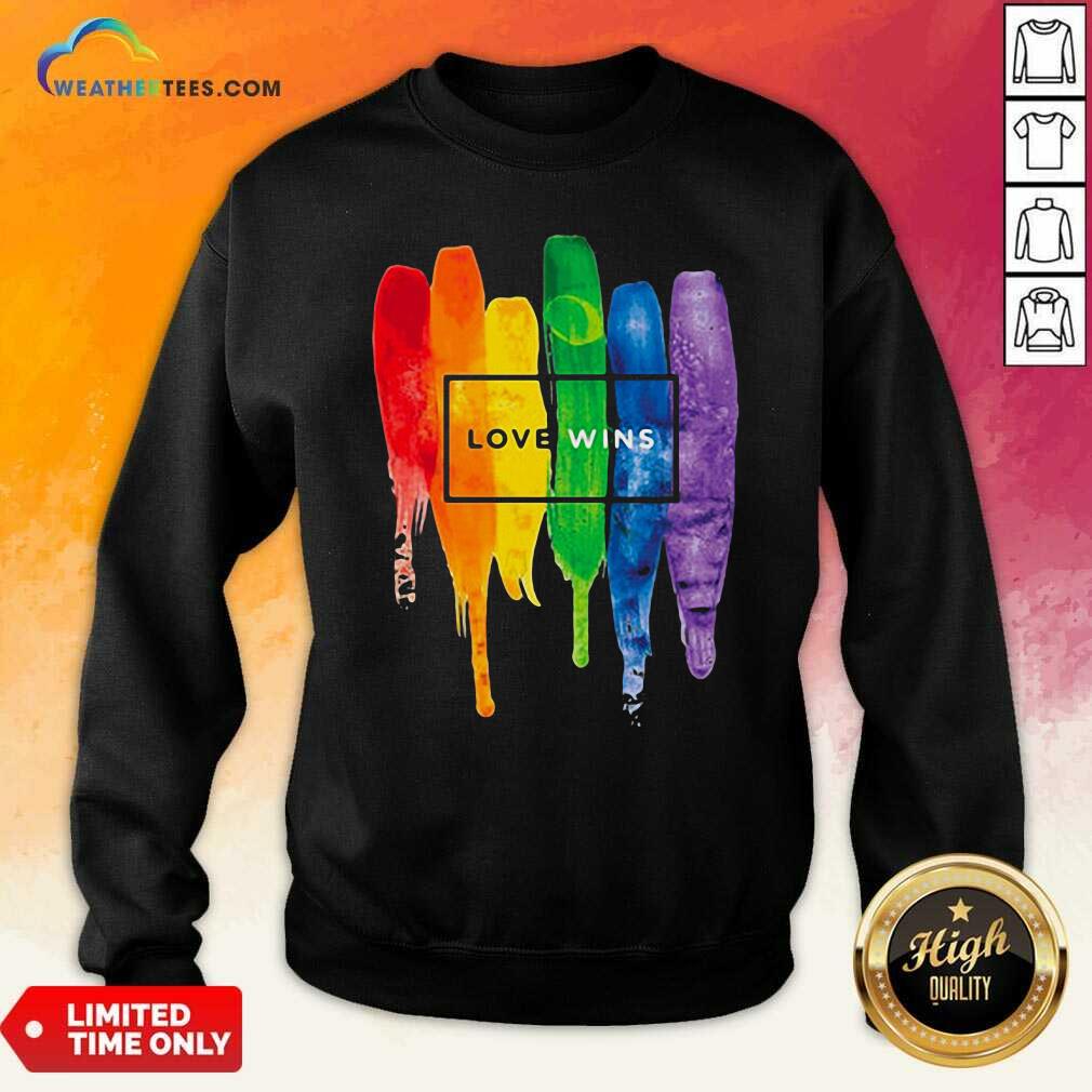 Colorful LGBT Love Wins Shirt