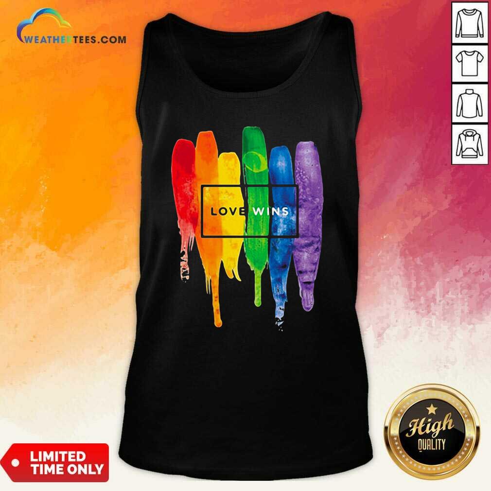 Colorful LGBT Love Wins Shirt