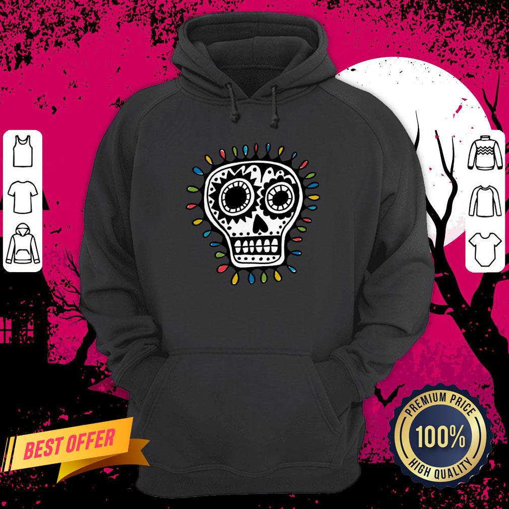 Colorful Sugar Skull Day Of Dead Dia De Muertos Shirt