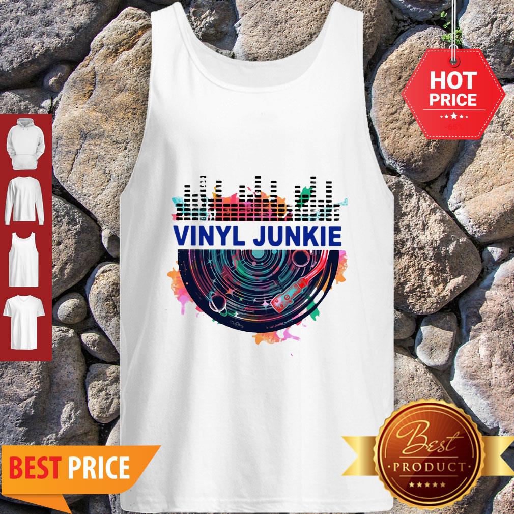 Colors Vinyl Junkie Records Music Shirt