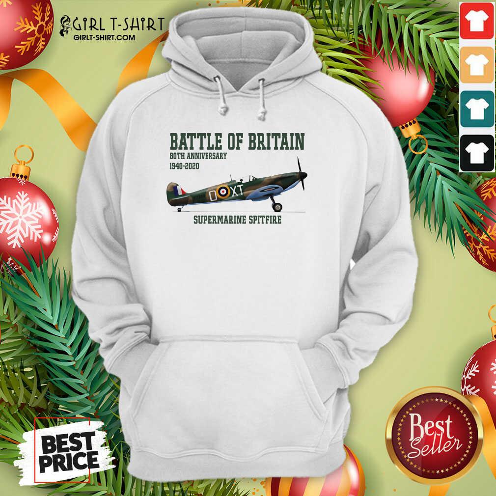 Cool Battle Of Britain 80th Anniversary 1940 2020 Supermarine Spitfire Shirt