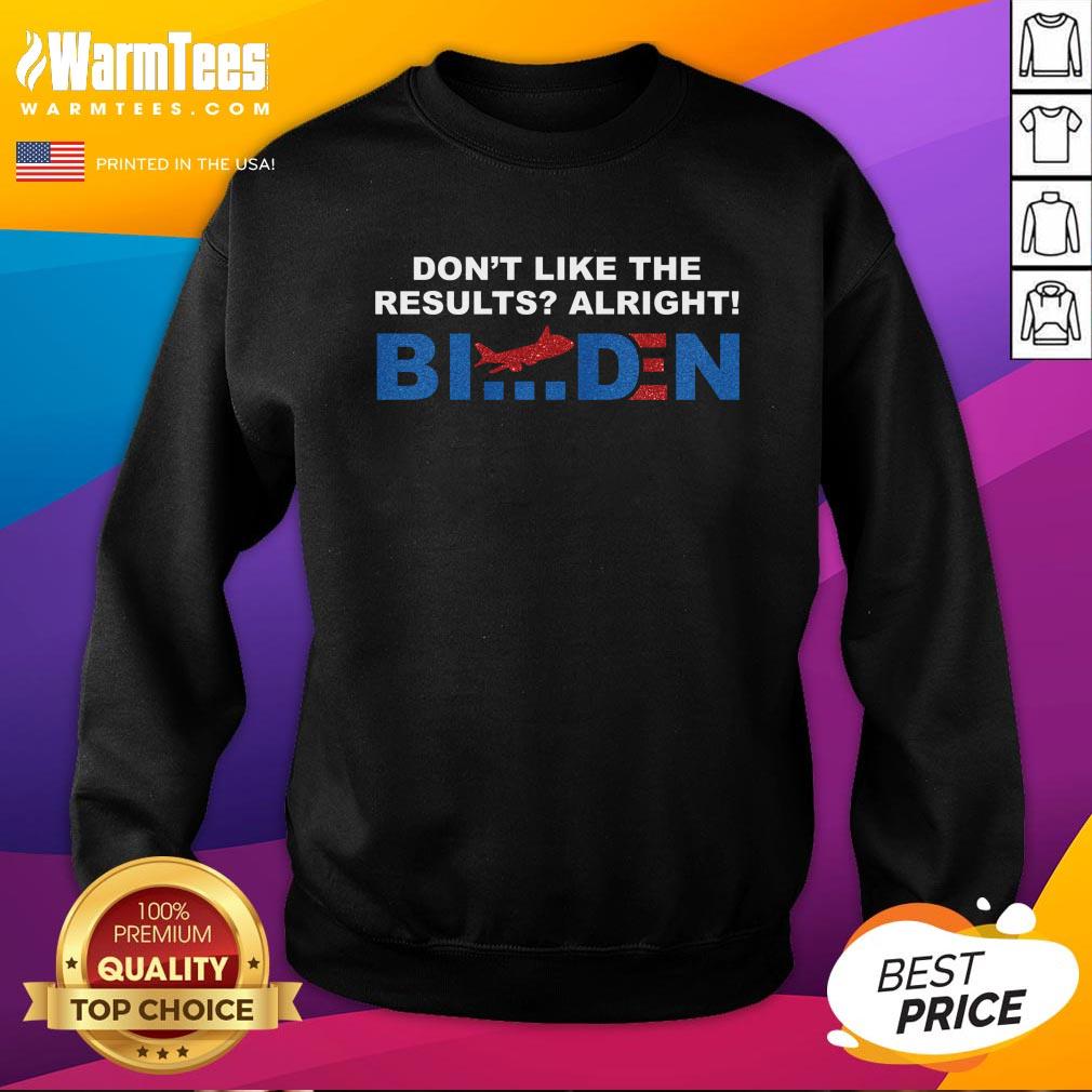 Cool Dont Like The Results Alright Biden Shirt