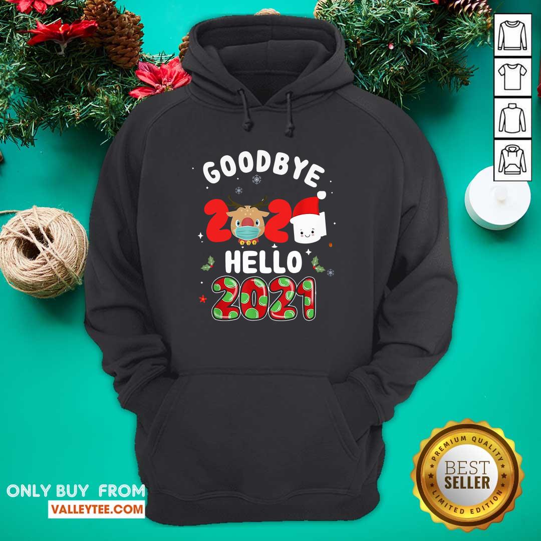 Cool Goodbye 2020 Toilet Paper Santa Hello 2021 Shirt