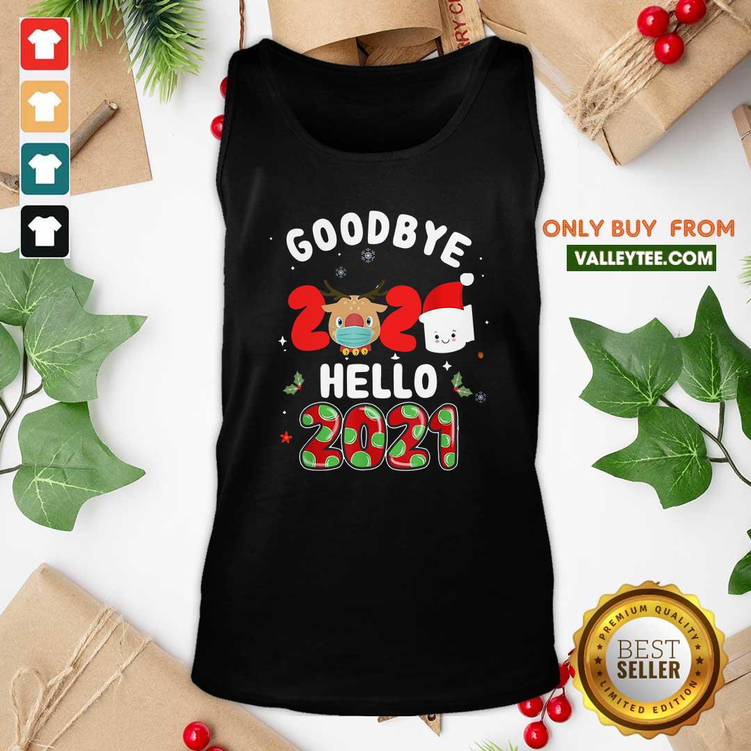 Cool Goodbye 2020 Toilet Paper Santa Hello 2021 Shirt