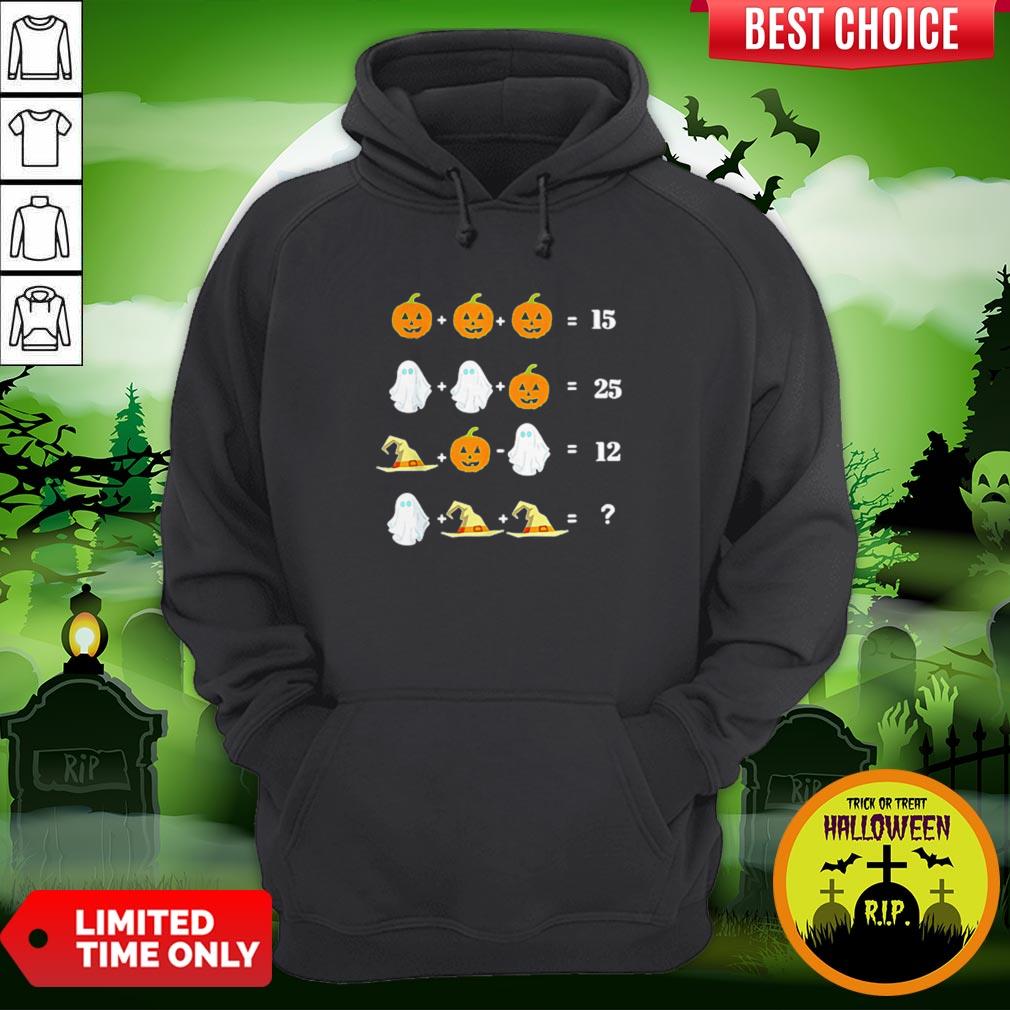 Cool Halloween Math Equations For Math Teachers Shirt