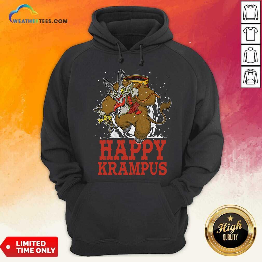 Cool Happy Krampus Merry Christmas Shirt