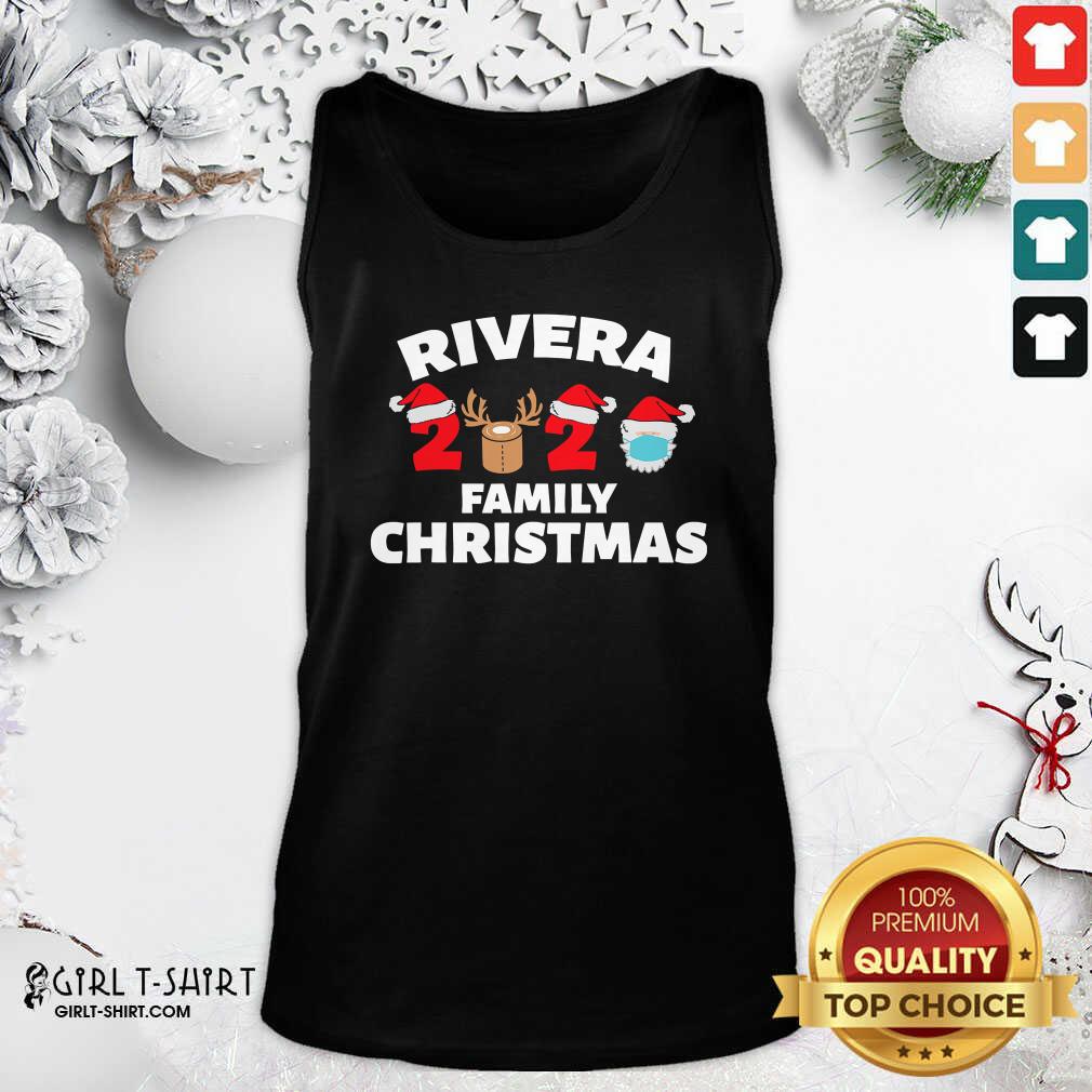 Cool Rivera Family Christmas 2020 Santa Clause Wear Mask Shirt