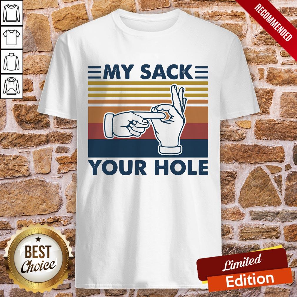 Cornhole My Sack Your Hole Vintage Retro Shirt