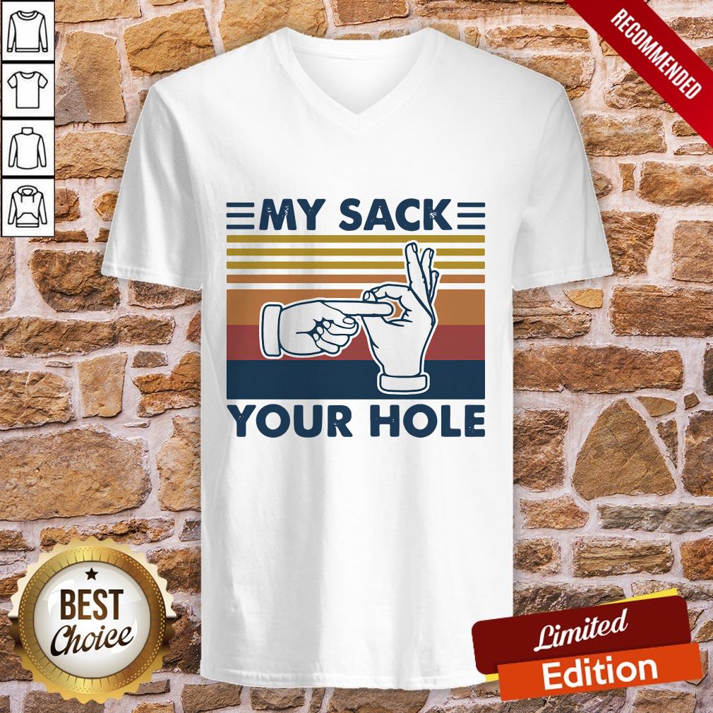 Cornhole My Sack Your Hole Vintage Retro Shirt