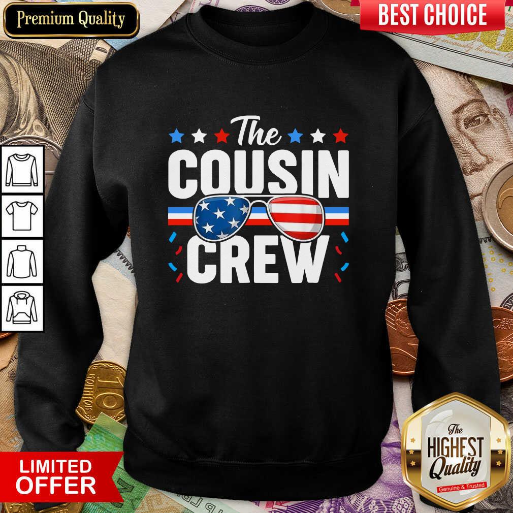 Cousin Crew 4th Of July Patriotic American Family Matching Shirt