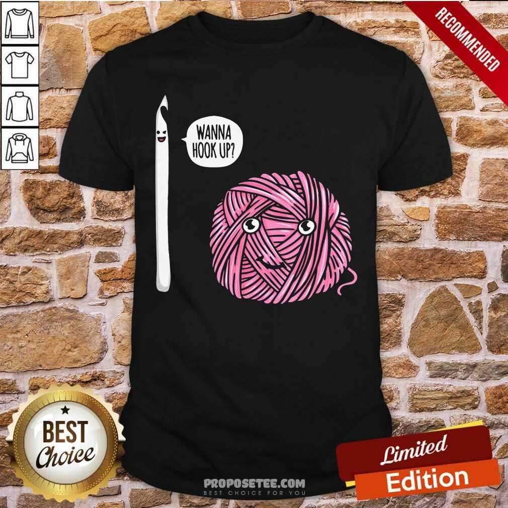 Crochet Wanna Hook Up Shirt