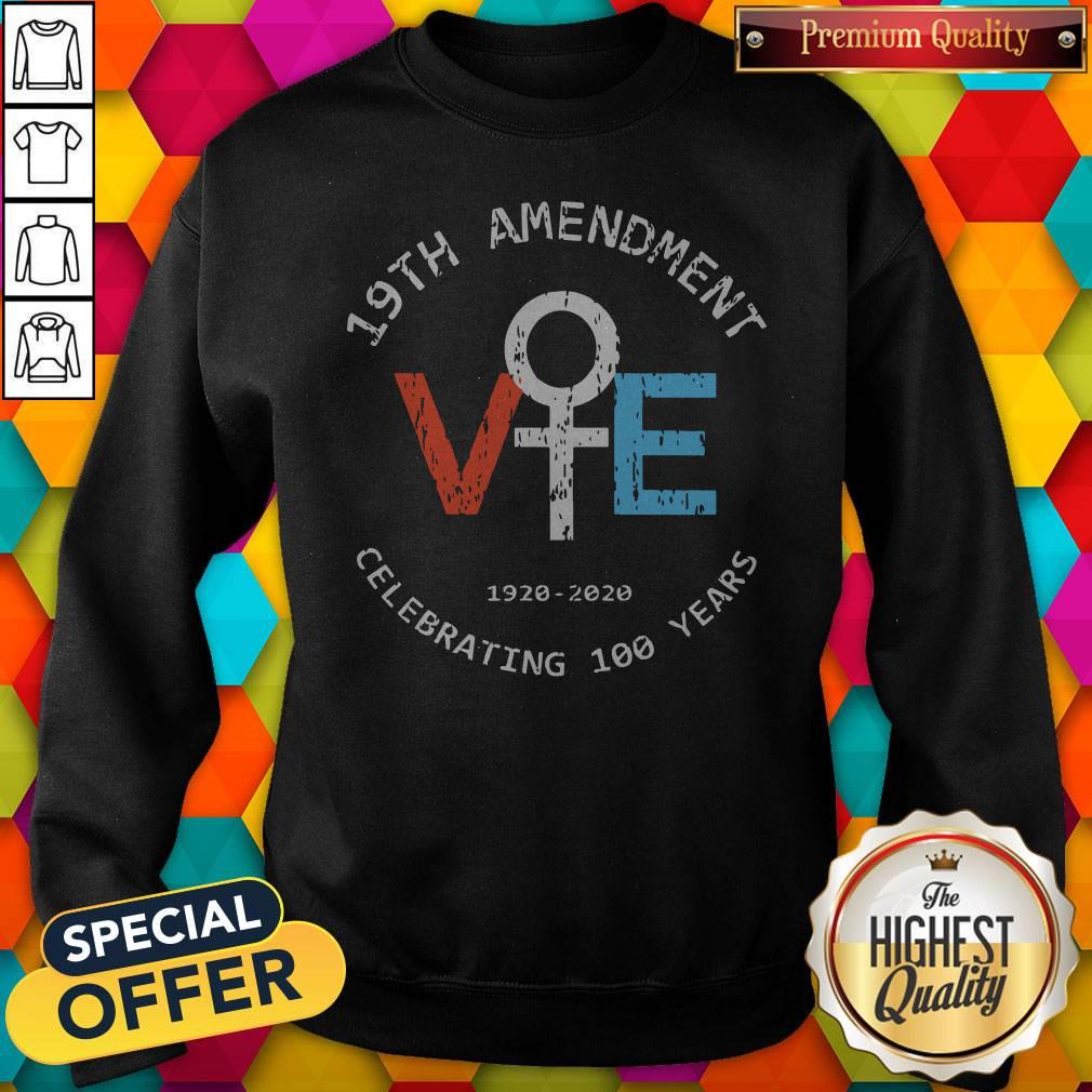 Cute 19th Amendment 1920 2020 Celebration 100 Years Shirt