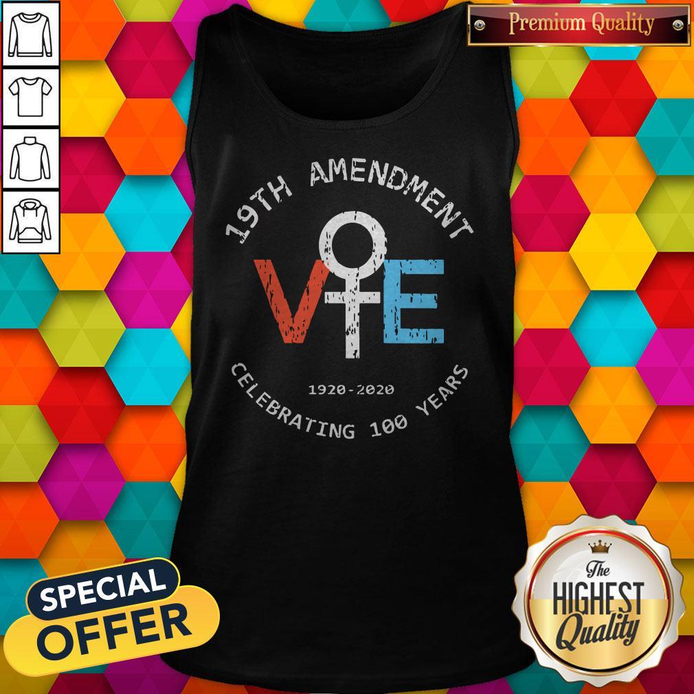 Cute 19th Amendment 1920 2020 Celebration 100 Years Shirt