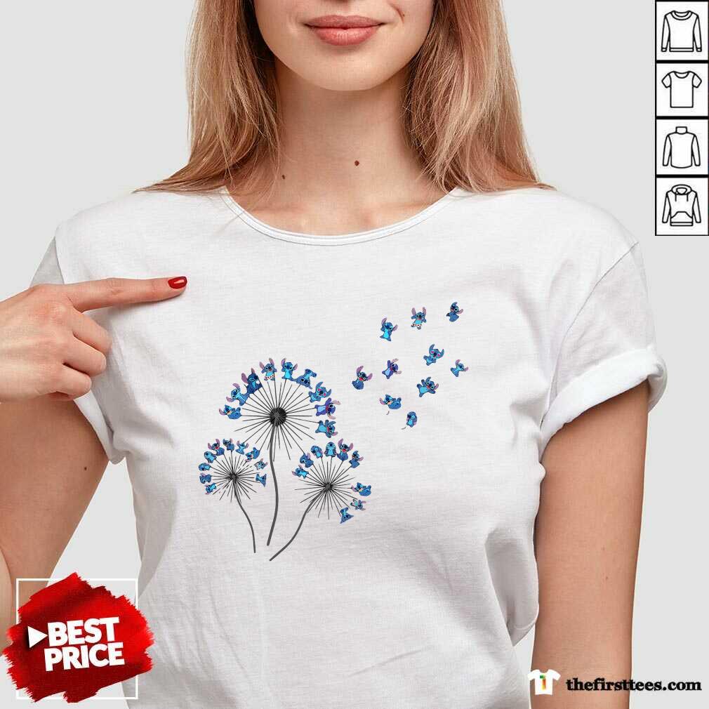 Cute Baby Stitch Dandelion Shirt