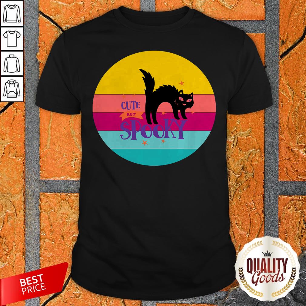 Cute But Spooky Black Cat Halloween Day 2020 Shirt