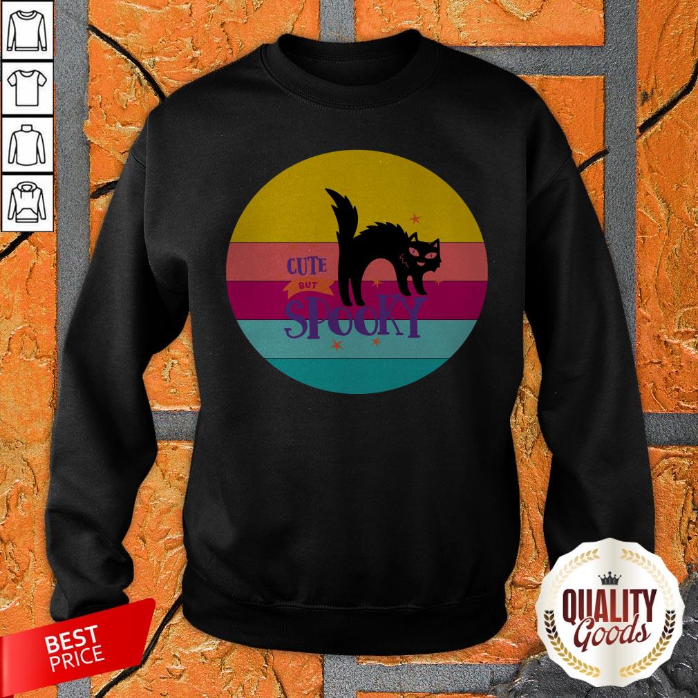 Cute But Spooky Black Cat Halloween Day 2020 Shirt