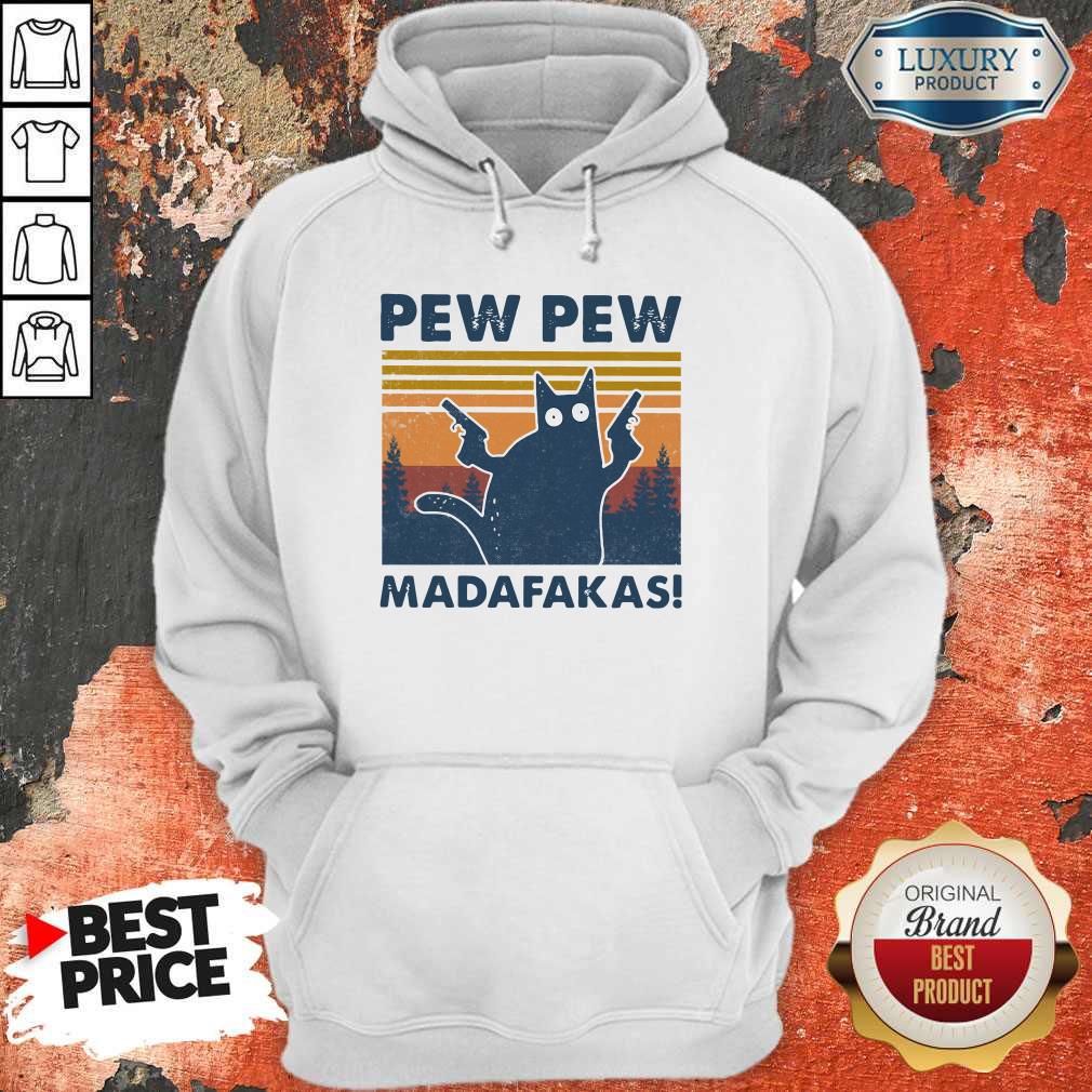 Cute Cat Pew Pew Madafakas Vintage Shirt