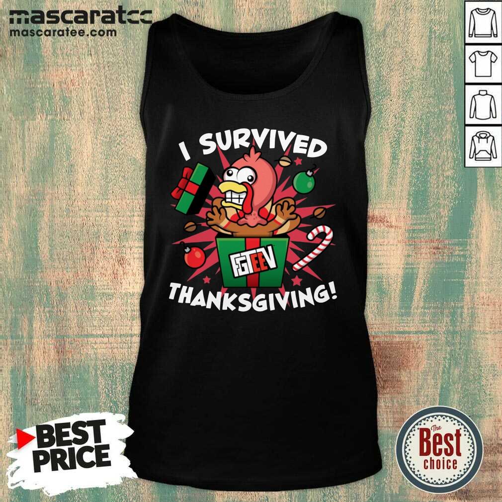 Cute Fgshirtv Merch I Survived Thanksgiving Shirt