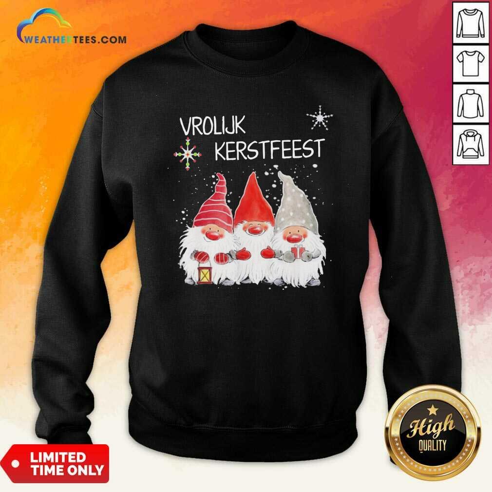 Cute Gnomies Vrolijk Kerstfeest Christmas Shirt