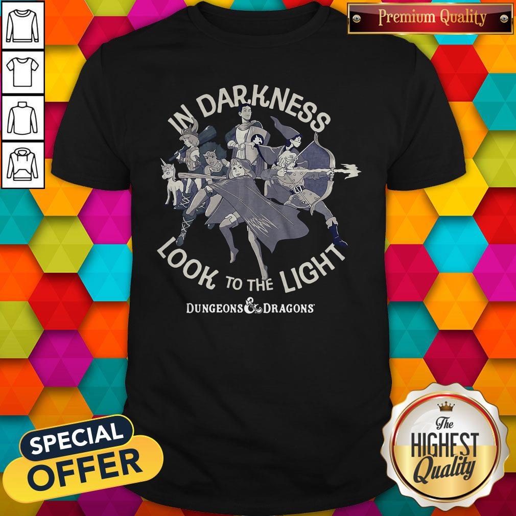 Cute In Darkness Look To The Light Dungeons And Dragons Shirt