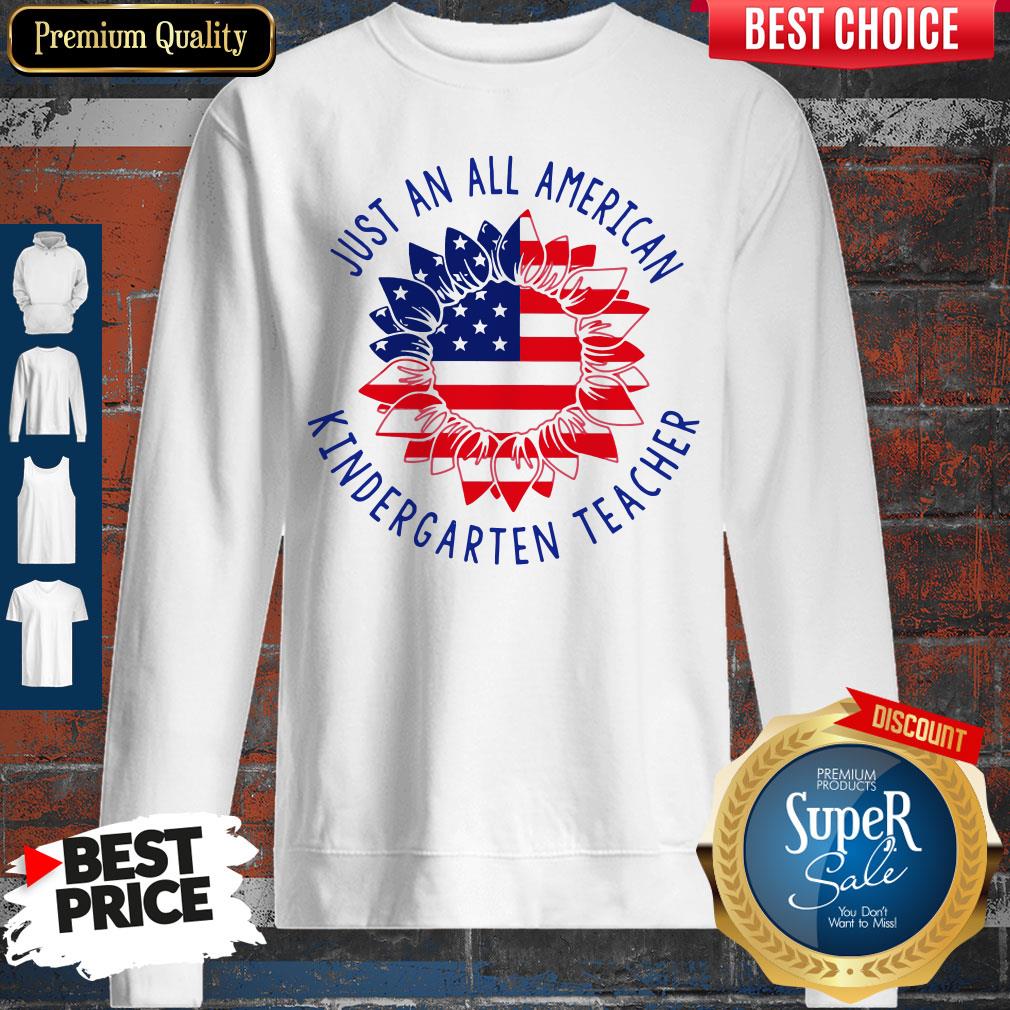 cute-just-an-all-american-kindergarten-teacher-shirt