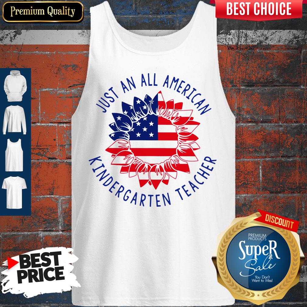 cute-just-an-all-american-kindergarten-teacher-shirt