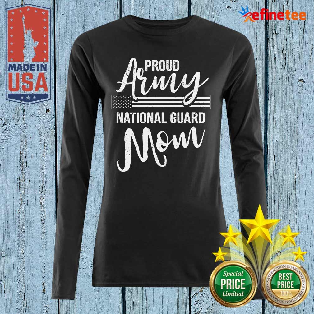 Cute Military Mom Army Gifts Proud Army National Guard Mom Shirt