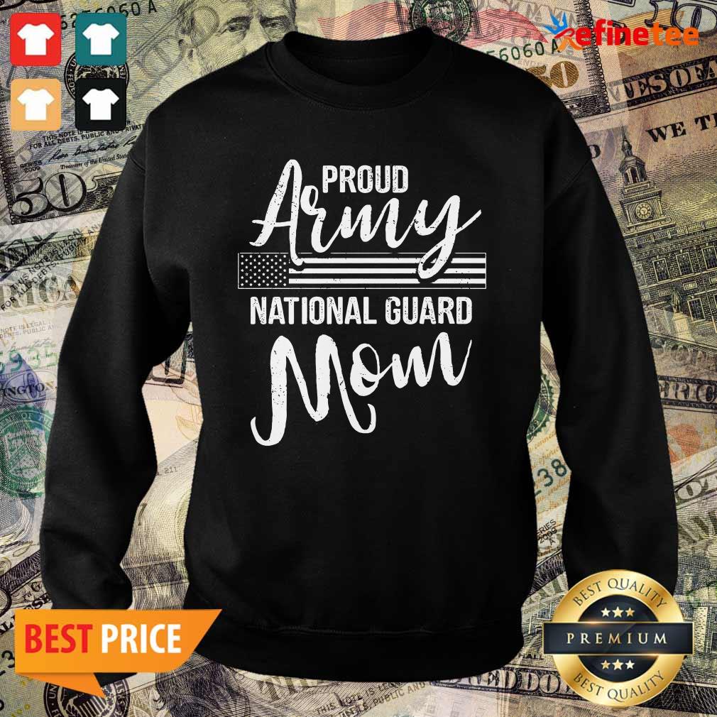 Cute Military Mom Army Gifts Proud Army National Guard Mom Shirt