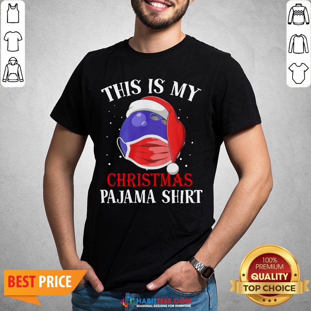 Cute Official This Is My Christmas Pajama Face Mask Shirt