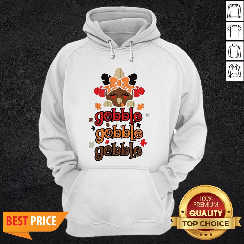 Cute Turkey Gobble Gobble Gobble Thanksgiving Shirt