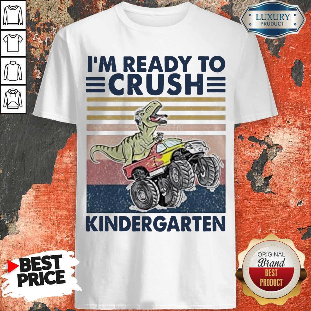 Cute Tyrannosaurus I’m Ready To Kindergarten Vintage Shirt