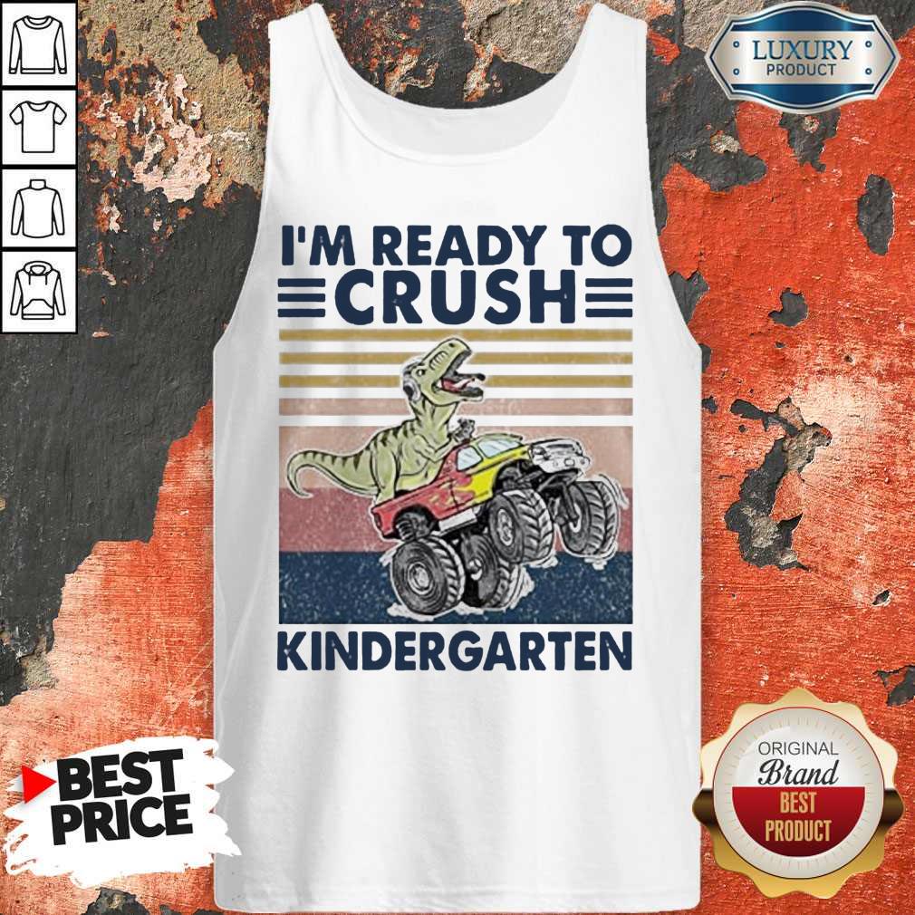 Cute Tyrannosaurus I’m Ready To Kindergarten Vintage Shirt
