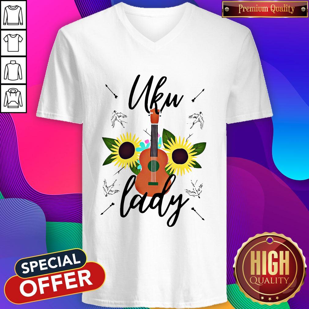 Cute Uku Lady Sunflower Shirt