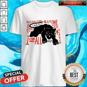 Nice Panther Black Coalition All For One Shirt