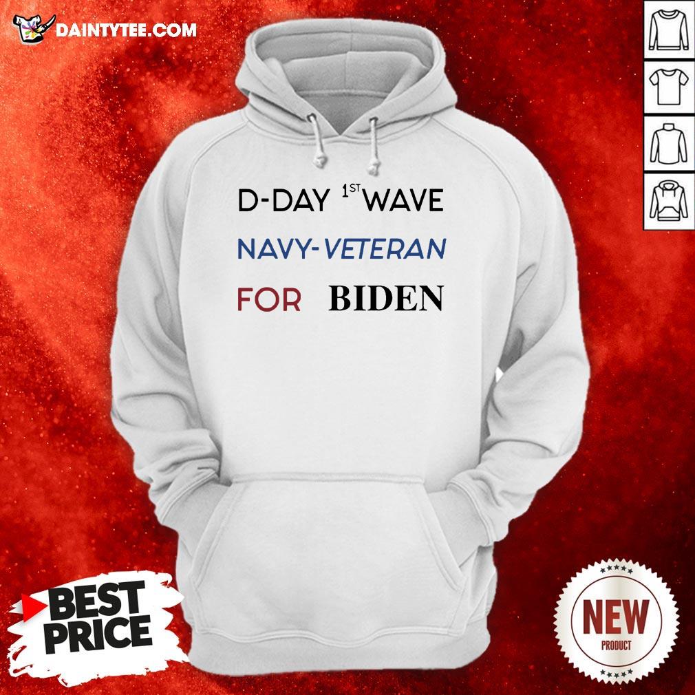 D-Day First Wave Navy Veteran For Biden Shirt