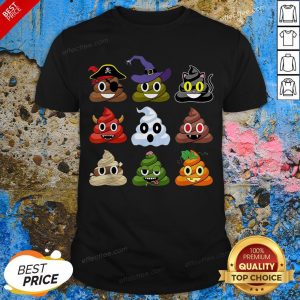 Top Halloween Poop Emojis Shirt