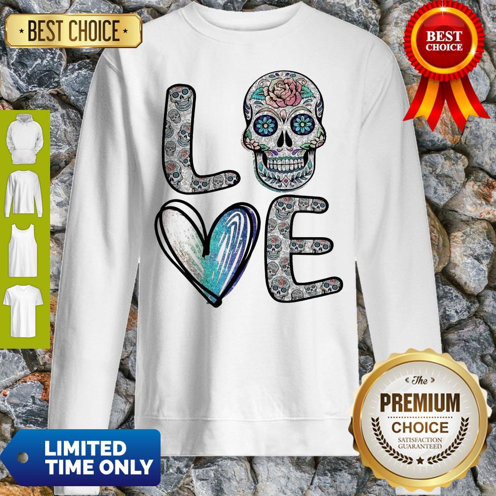 Nice Love Sugar Skull Diamonds Shirt