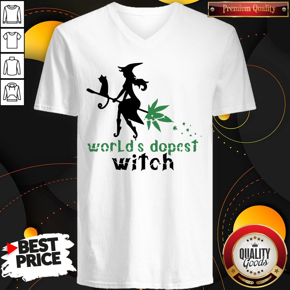 Good Weed Worlds Dopest Witch Shirt