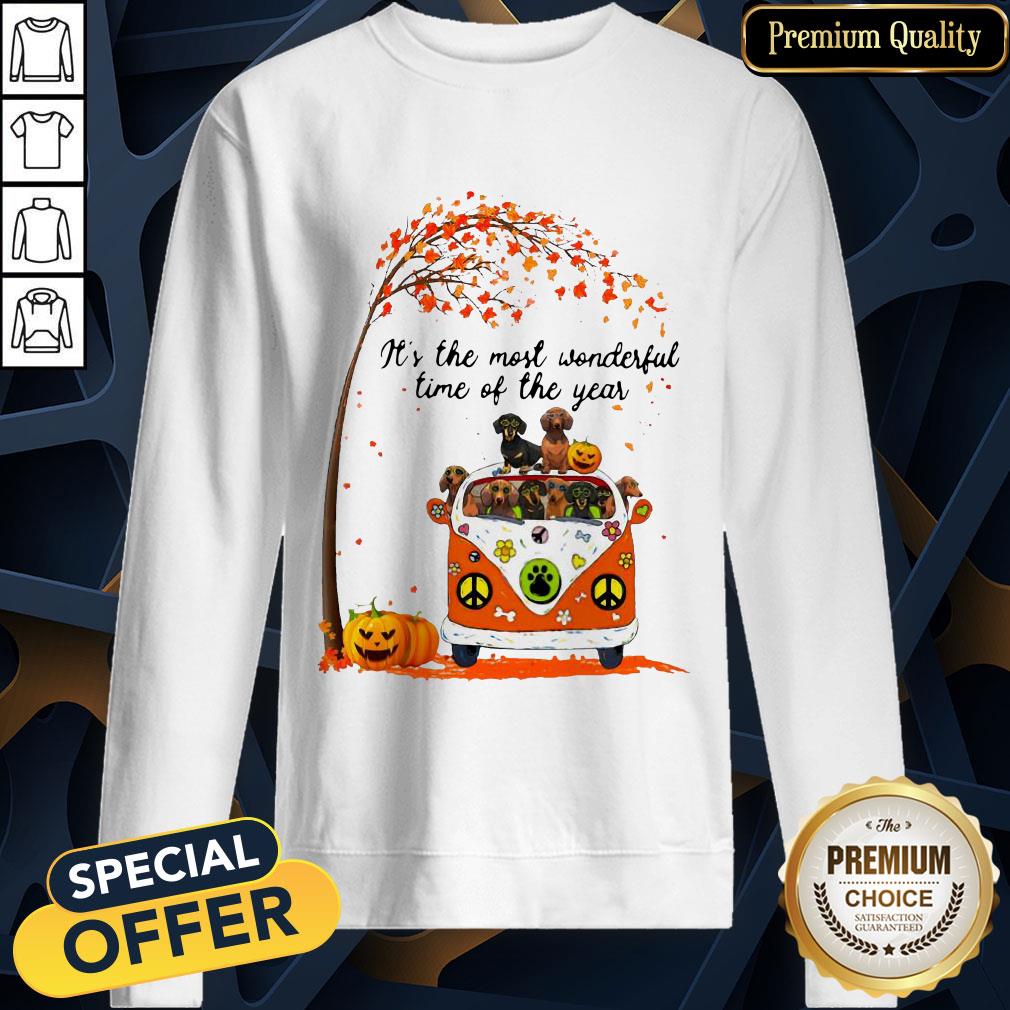 Dachshund It's The Most Wonderful Time Of The Year Halloween Shirt