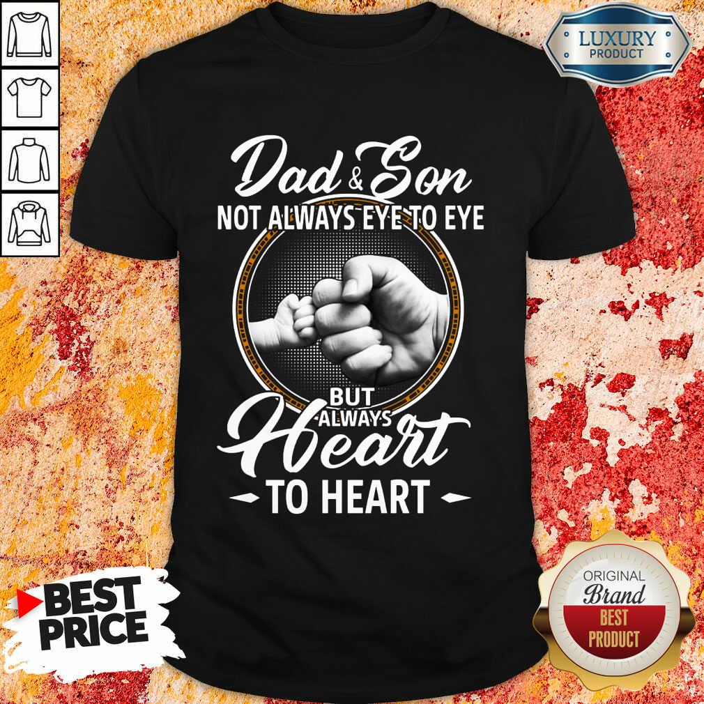 Dad And Son To Heart Shirt