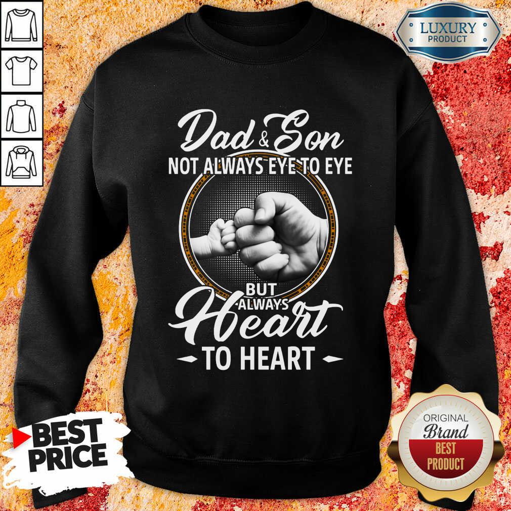 Dad And Son To Heart Shirt