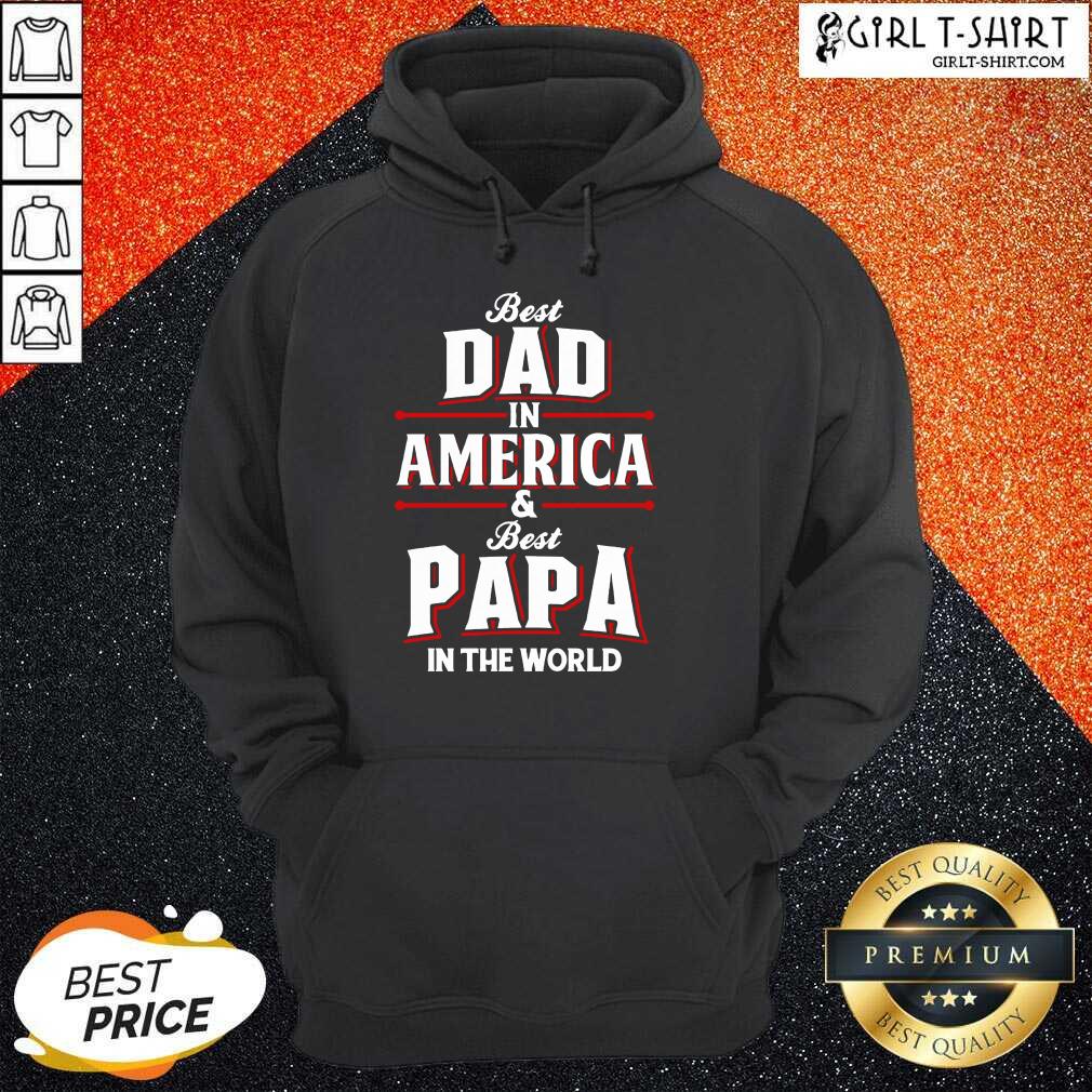 Dad In American Best Papa Shirt