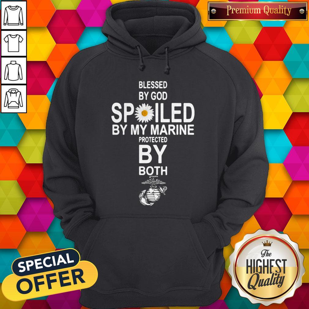Daisy Blessed By God Spoiled By My Marine Protected By Both Shirt