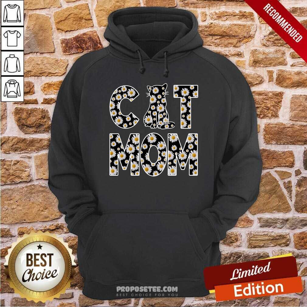 Daisy Flowers Cat Mom Shirt